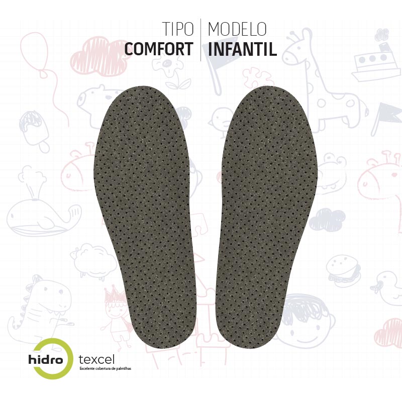 PALMILHA COMFORT STANDARD HIDROTEXCEL INFANTIL 