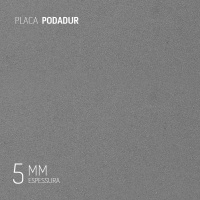 PLACA • PODADUR ± 5 MM • 800 x 380MM