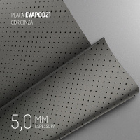 PLACA EVAPOD21 CINZA PERFURADA 5MM 750X400MM 