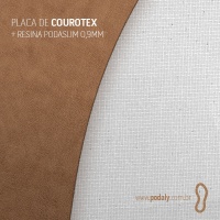 PLACA • COUROTEX COM RESINA • 890 x 410MM