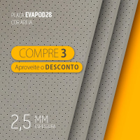 03 PLACAS • EVAPOD28 AREIA PERFURADA 2,5MM 800X400MM