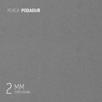 PLACA • PODADUR ± 2 MM • 800 x 380MM