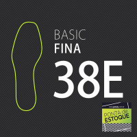 PALMILHA BASIC FINA COUROTEX 38E • PONTA ESTOQUE 