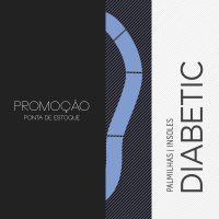 PALMILHA DIABETIC FINA EVAMID21 EVAPOD21 M LARGA • PONTA ESTOQUE