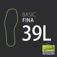 PALMILHA BASIC FINA COUROTEX 39L • PONTA ESTOQUE 