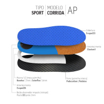 PALMILHA SPORT CORRIDA AP OU AA
