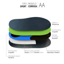 PACOTE • PALMILHA SPORT CORRIDA AA