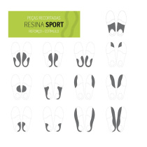 PALMILHA SPORT TENIS GOLF COM COBERTURA HTEXCEL 