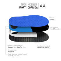 PACOTE • PALMILHA SPORT CORRIDA AP OU AA