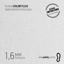 PLACA RESINA COLORFLUX BRANCA 1,6MM 890X410MM 