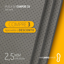 03 PLACAS • EVAPOD33 GRAFITE PERFURADA 2,5MM 800X400MM