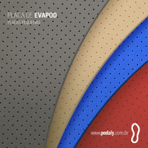 PAR PLACAS PEQUENA EVAPOD PERFURADO 300X110MM 