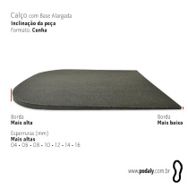 UNIDADE • CALÇO BASE ALARGADA 12MM 