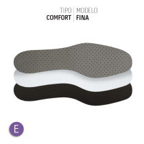 PALMILHA COMFORT FINA ESTREITA COM COBERTURA EVAPOD