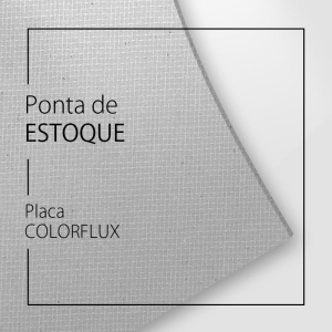PLACA RESINA COLORFLUX BRANCA 1,6MM 990X480MM • PONTA ESTOQUE 