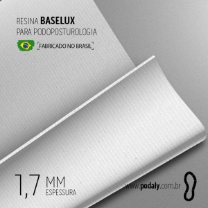 PLACA RESINA BASELUX BRANCA 1,7MM 990X480MM