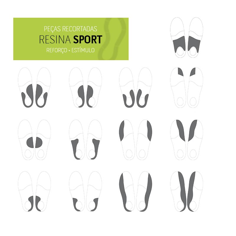 PALMILHA SPORT TENIS GOLF COM COBERTURA HTEXCEL 