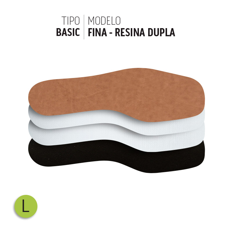 PALMILHA BASIC FINA LARGA | RESINA DUPLA