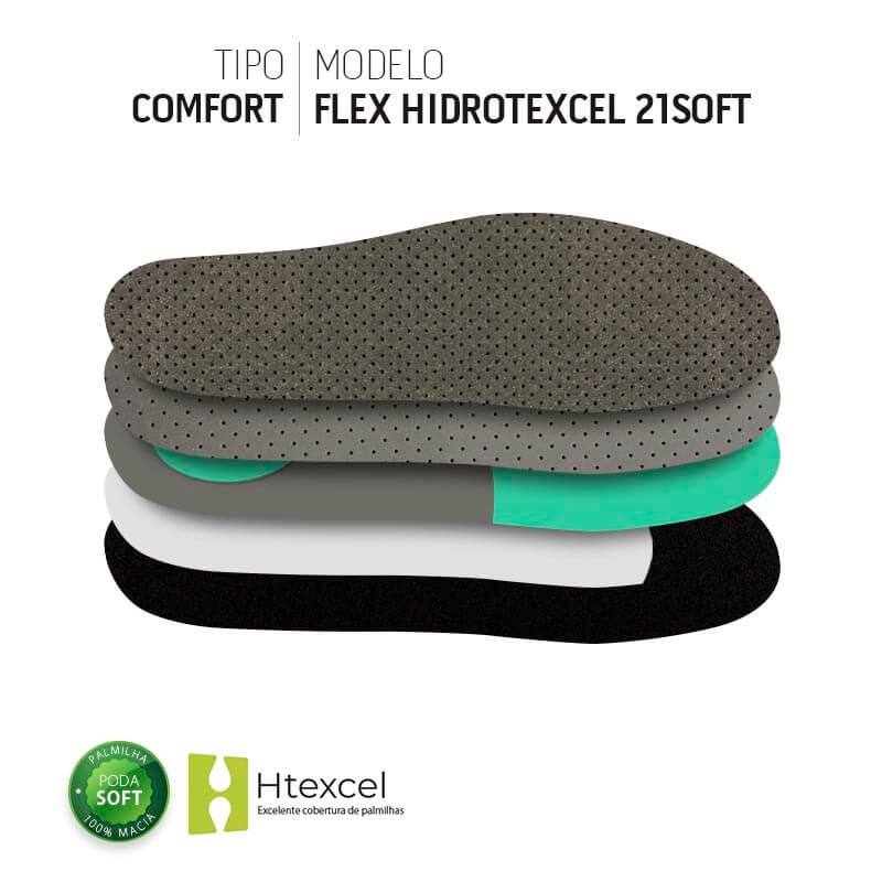 PALMILHA COMFORT FLEX EVAPOD21 SOFT COM COBERTURA HTEXCEL
