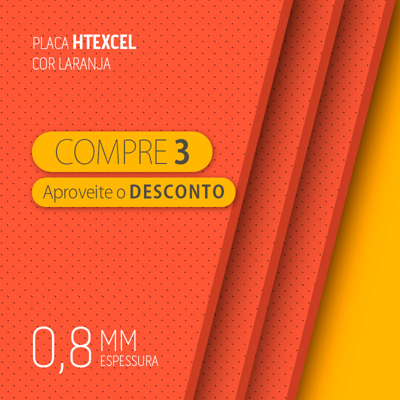 03 PLACAS | HTEXCEL LARANJA 1300X320MM
