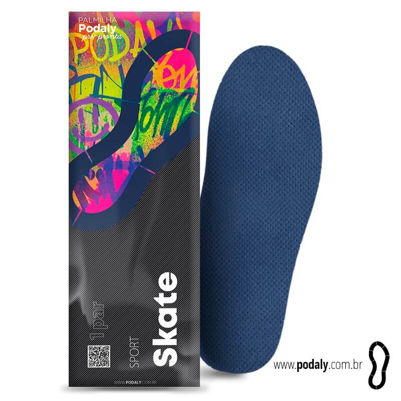 PACOTE • PALMILHA SPORT SKATE COM COBERTURA HIDROTEXCEL