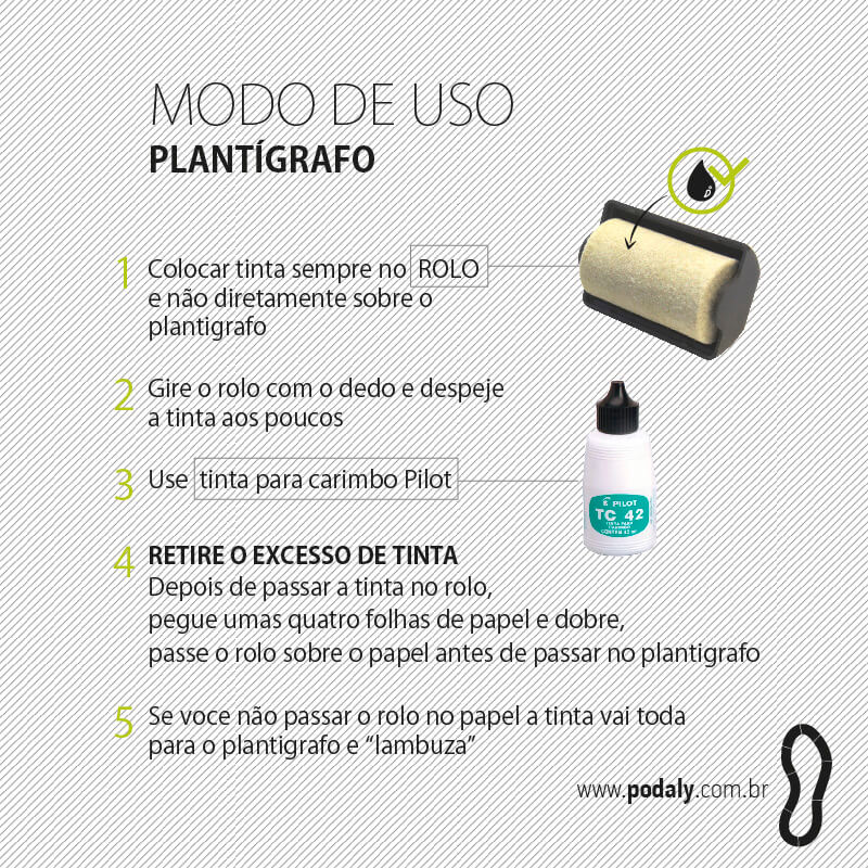 PLANTIGRAFO PODALY COM ROLO