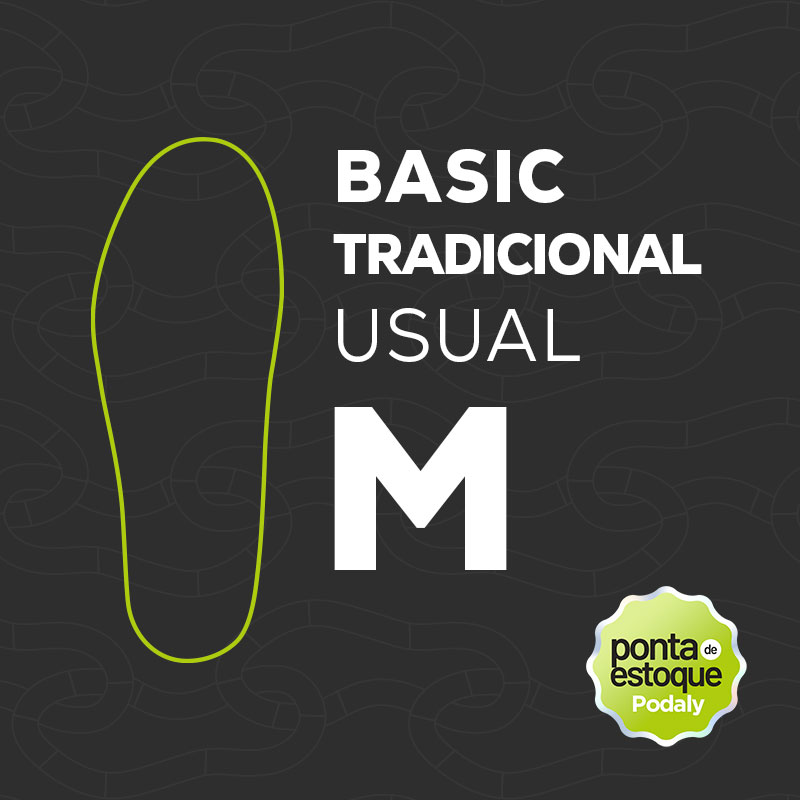 PALMILHA BASIC TRADICIONAL COBERTURA COUROTEX M USUAL • PONTA ESTOQUE