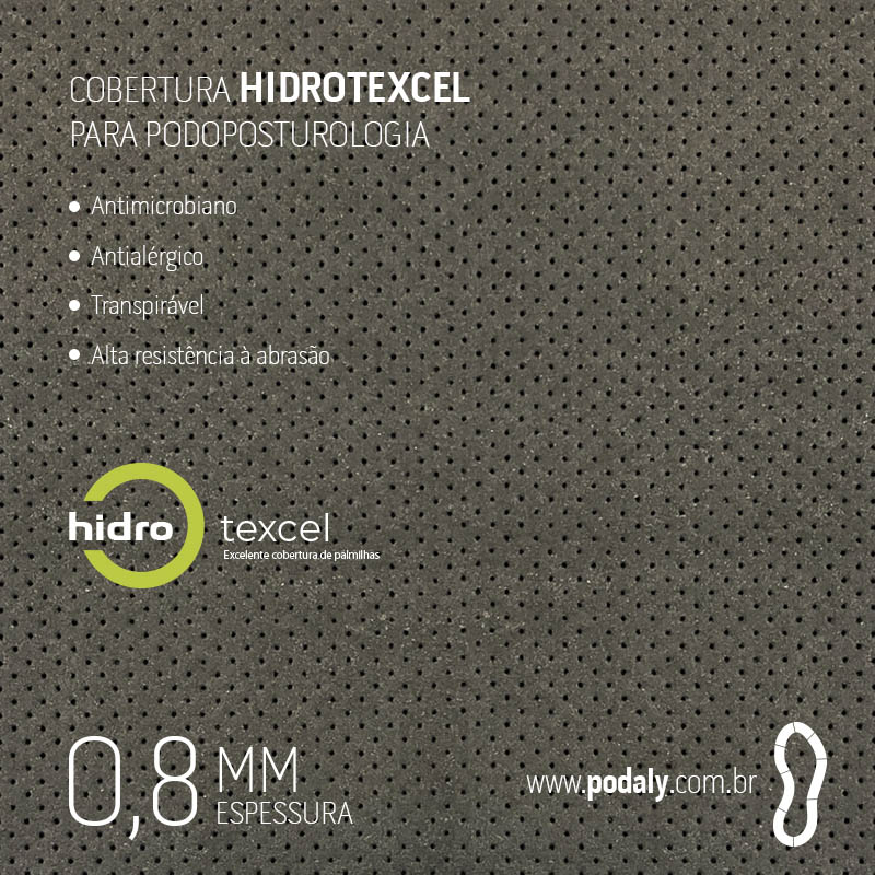 PALMILHA SPORT CICLISMO COM COBERTURA HIDROTEXCEL PSOLE4MM