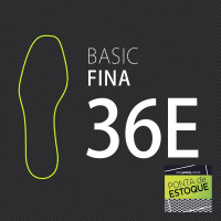 PALMILHA BASIC FINA COUROTEX 36E • PONTA ESTOQUE 