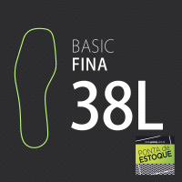PALMILHA BASIC FINA COUROTEX 38L • PONTA ESTOQUE